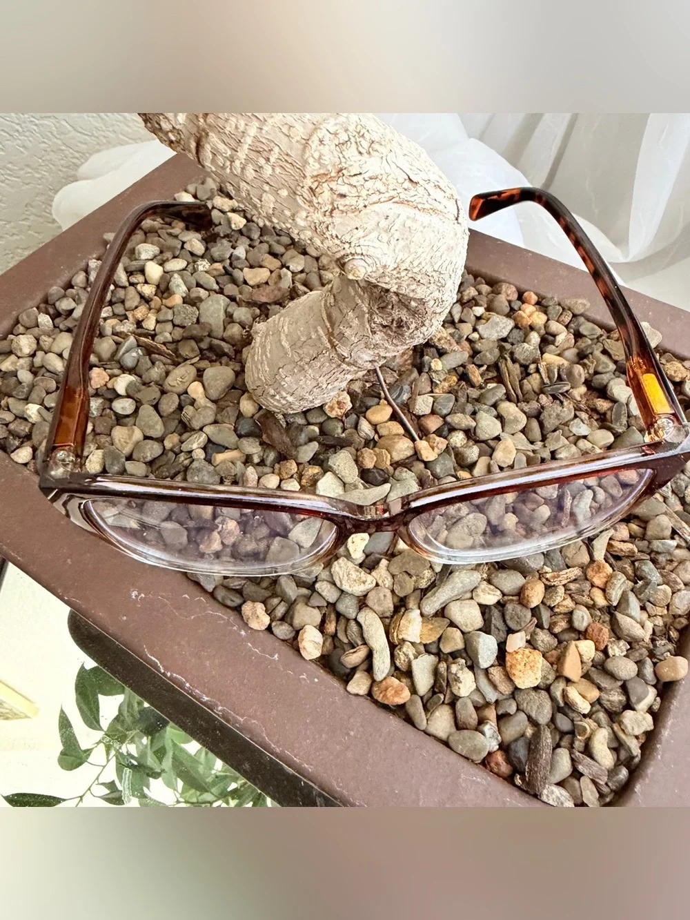 New! Brown Tortoise Shell Gradient Two Toned Blue Light Blocking Unisex Glasses